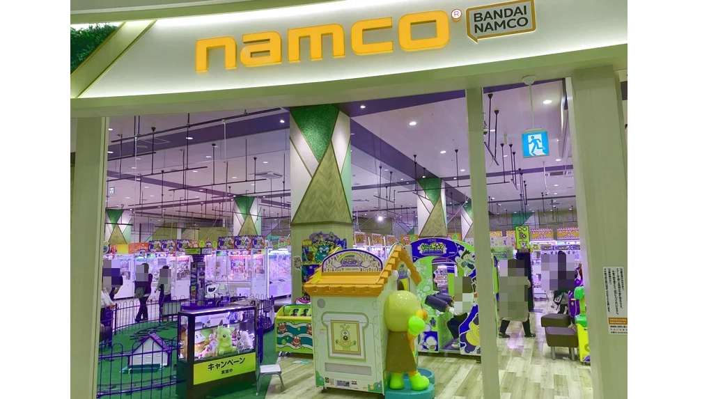 namcoイオンモール八千代緑が丘店の外観写真（クレーンゲーム店舗）
