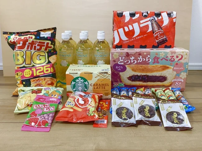 千葉鑑定団東金店で獲得した景品の写真（クレーンゲーム）