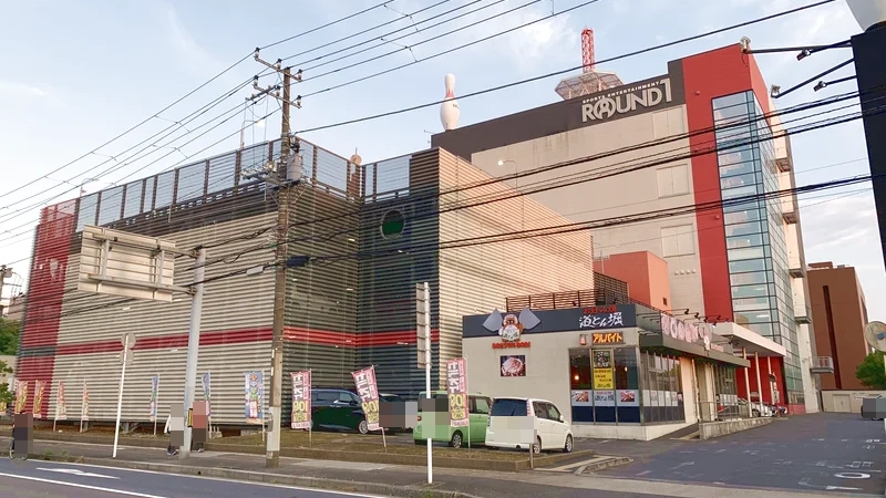 ラウンドワン市原店の外観写真（クレーンゲーム店舗）